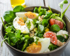 Osvežavajuća salata sa spanaćem i kuvanim jajima